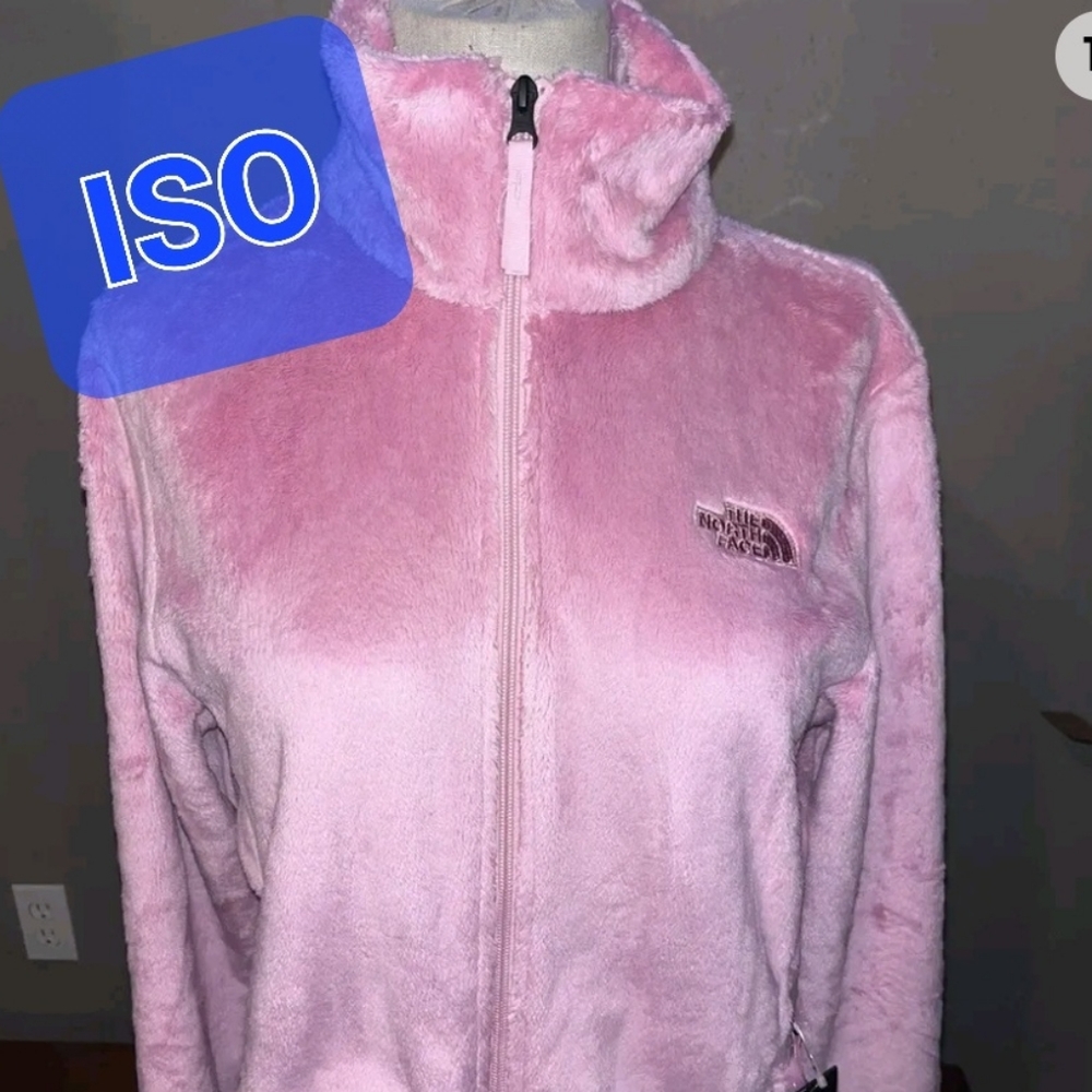 ISO: Cameo Pink/Baby Blue/Teal Northface Osito Jacket